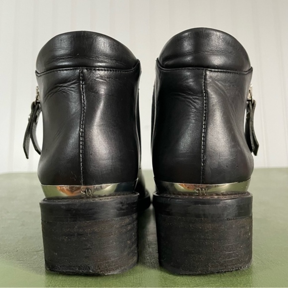 Stuart Weitzman Biker-Style/Western Ankle Boots I… - image 3